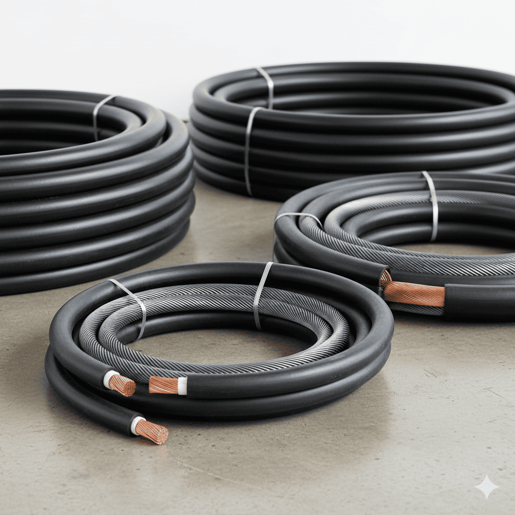 Industrial grade cables for heavy-duty applications